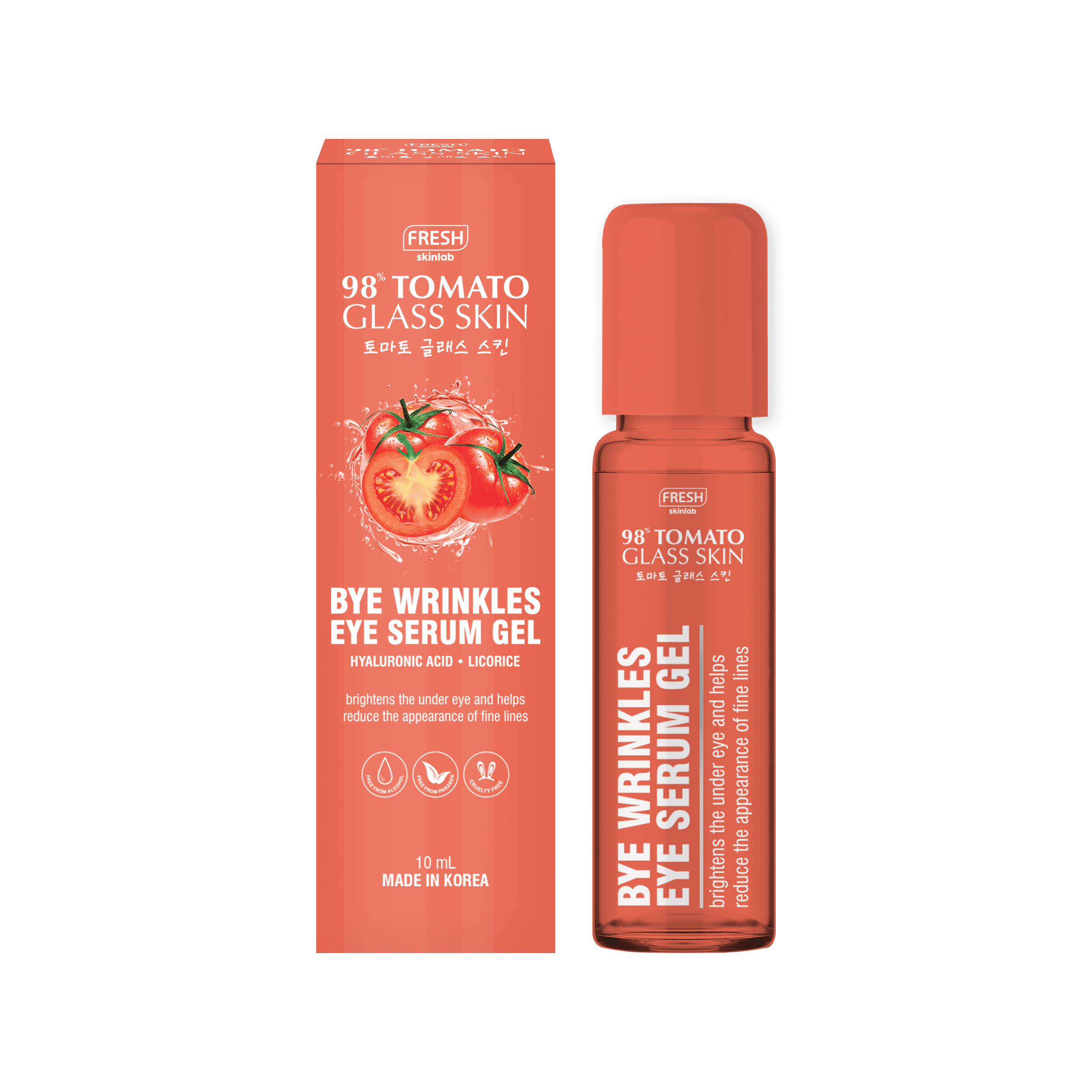 Tomato Glass Skin Bye Wrinkles Eye Serum Gel