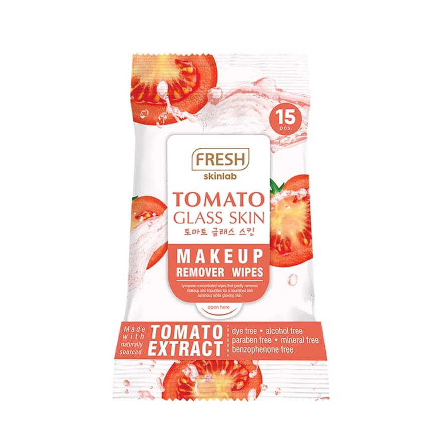 Tomato Glass Skin Make Up Wipes Remover
