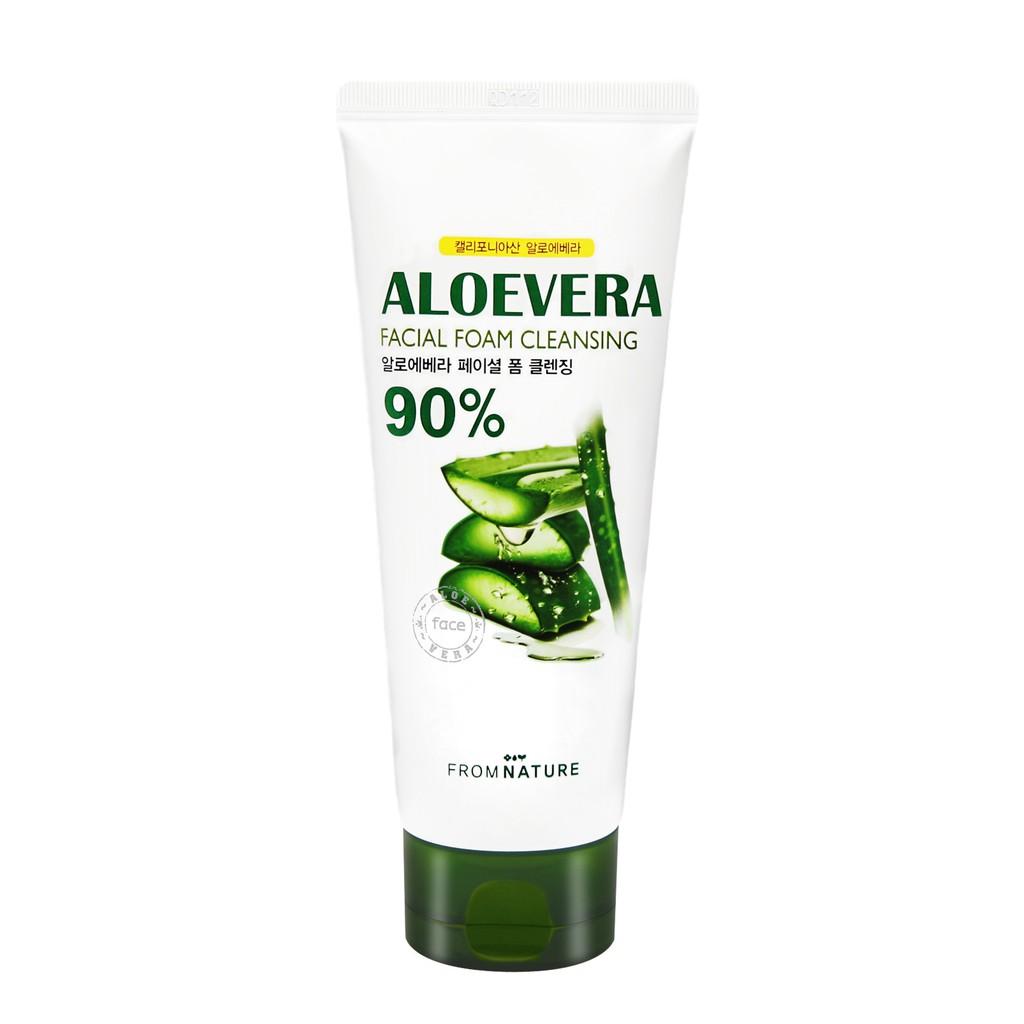 Aloe Vera 90% Facial Foam Cleansing