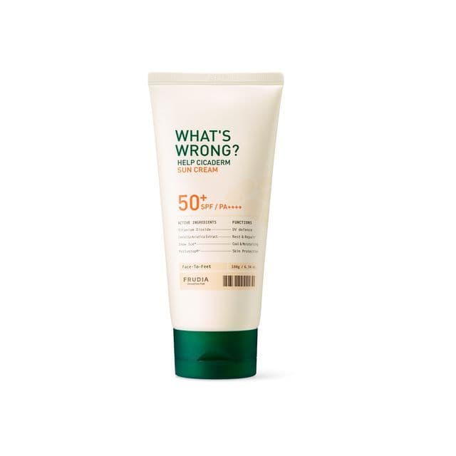 What's Wrong Help Cicaderm Sun Cream SPF 50 PA++++