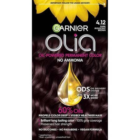 Olia Ammonia Free Hair Color - Dark Iridescent Brown