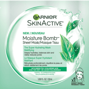 SkinActive Moisture Bomb Sheet Mask - Mattifying