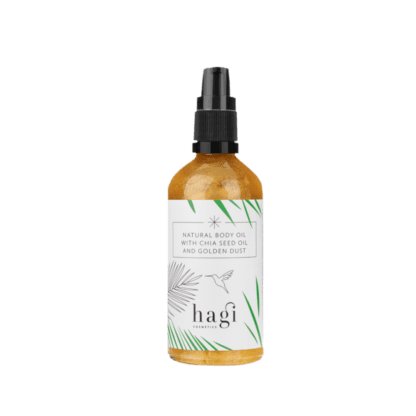 Natural Body Oil with Chia Seed Oil & Golden Dust