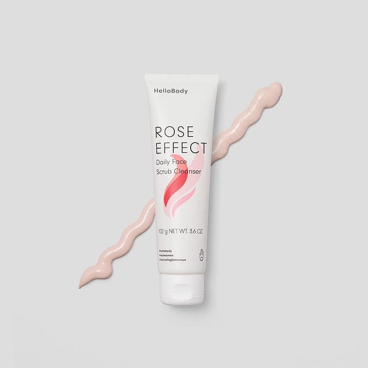Rose Effect Daily Face Scrub Cleanser