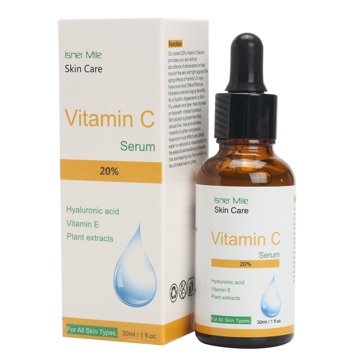 20% Vitamin C Pure Hyaluronic Acid Anti-Aging