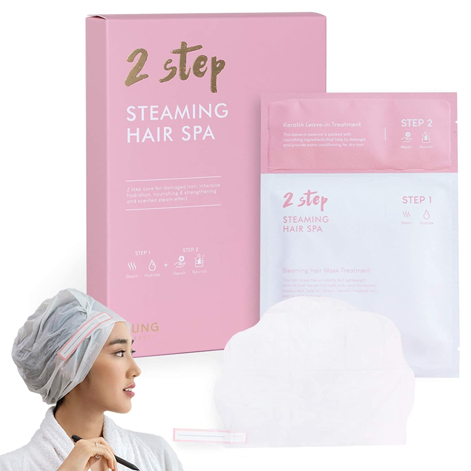 2-Step Steaming Hair Spa - Step 2 (Hair Essence)	