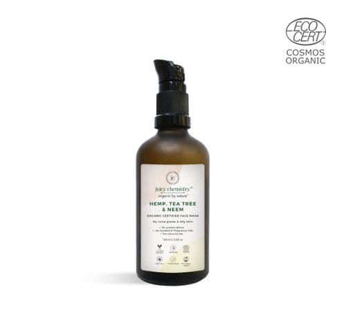 Hemp, Tea Tree & Neem Organic Face Wash