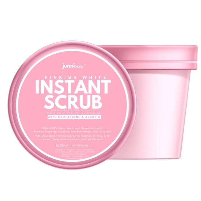 Pinkish White Instant Scrub