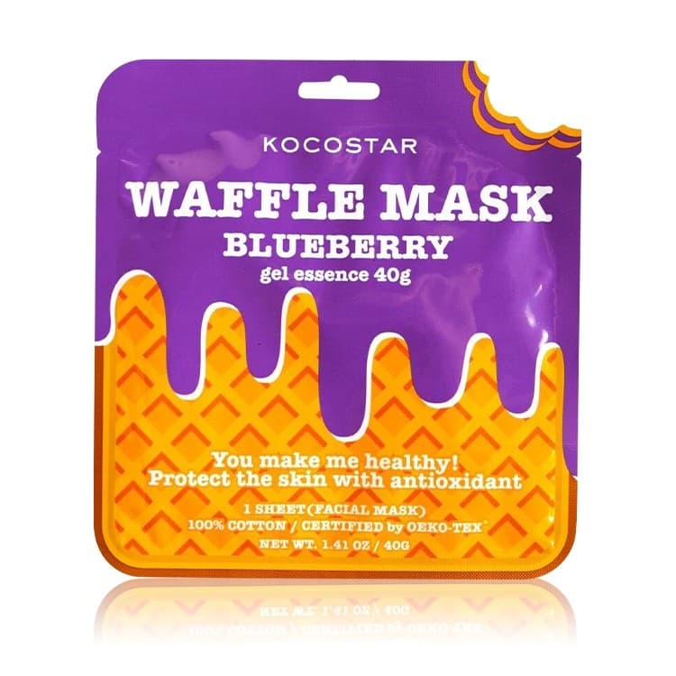 Waffle Mask - Blueberry