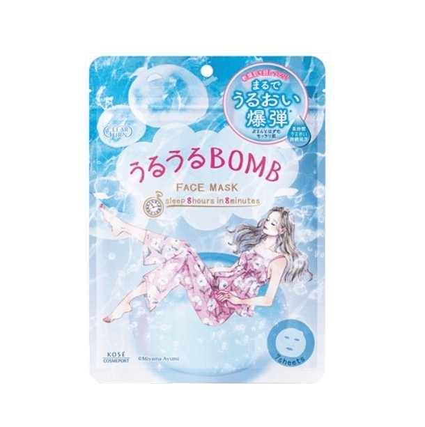 Clear Turn Uruuru Bomb Mask