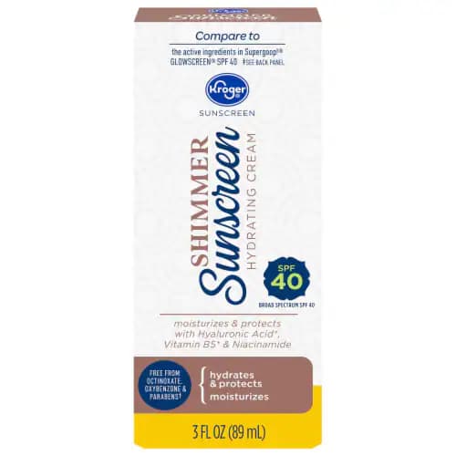 Shimmer Sunscreen SPF 40