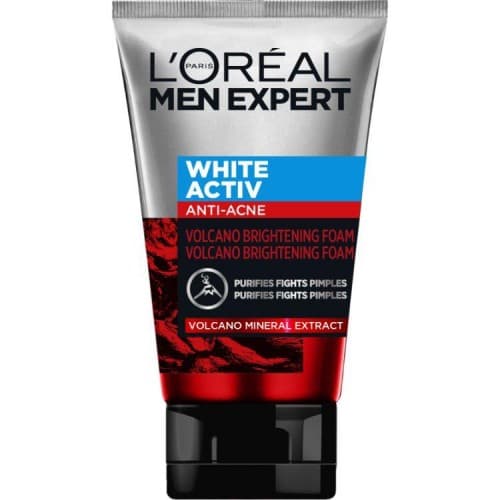 Men Expert White Active Volcano Foam