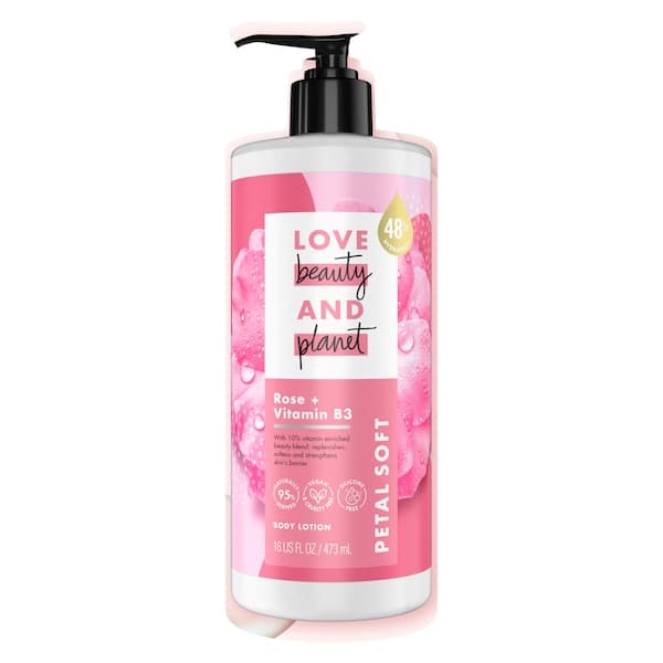 Rose Water + Vitamin B3 Body Lotion
