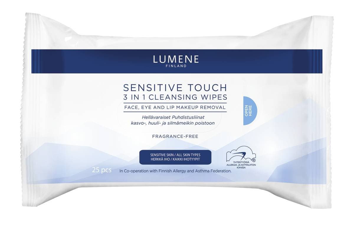 Sensitive Touch 3 in 1 Cleansing Wipes Fragrance-Free