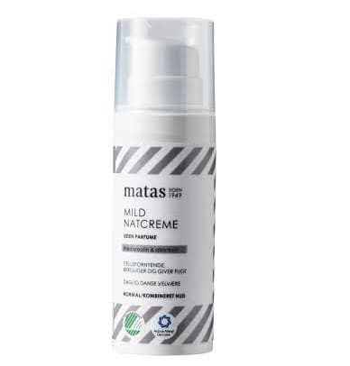 Mild Natcreme til Normal/Kombineret hud Uden Parfume