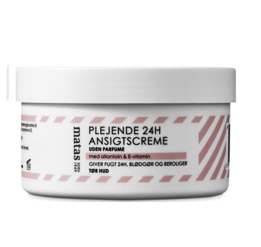 Plejende 24H Ansigtscreme til Tør Hud Uden Parfume