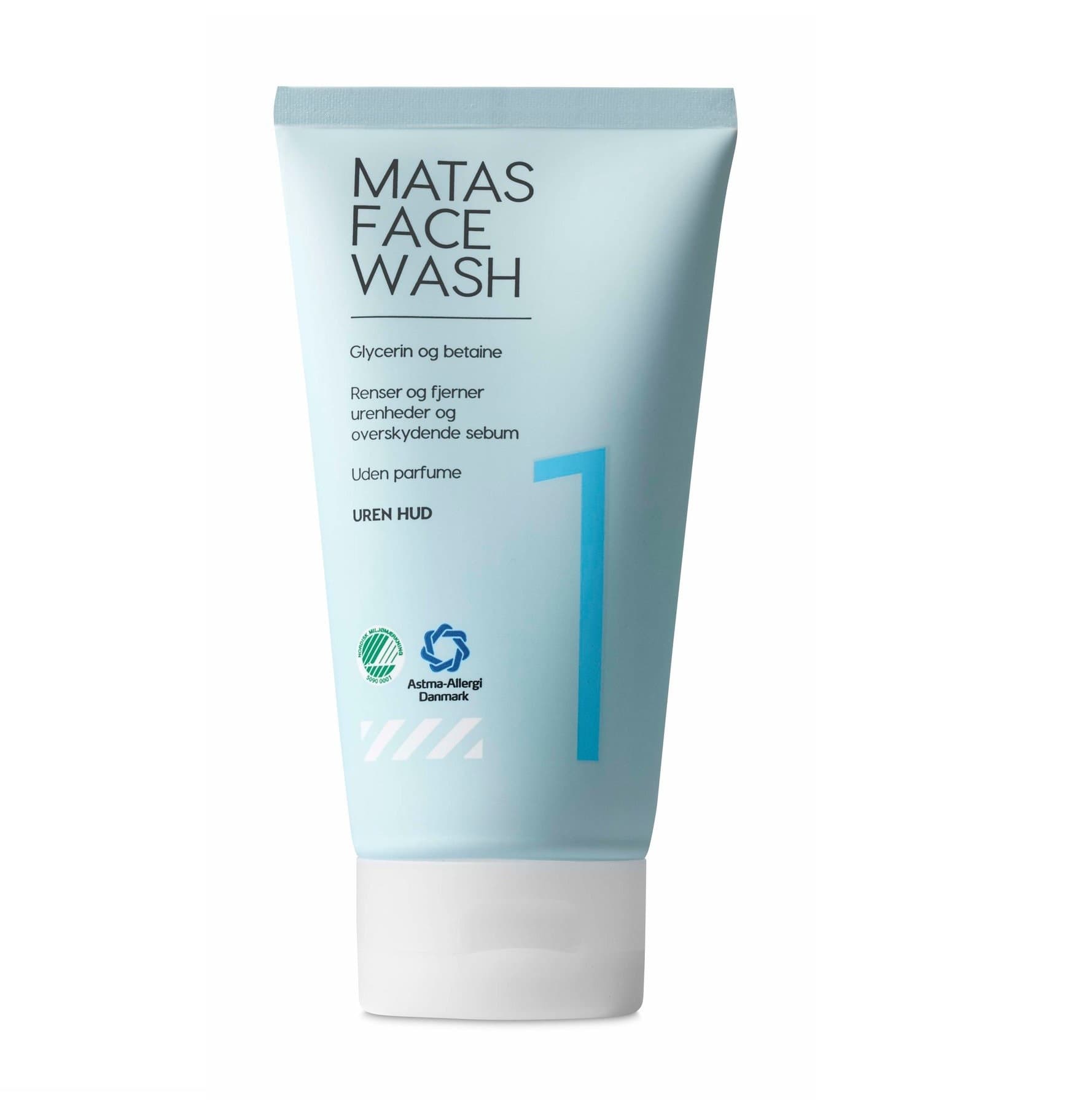 Striber Face Wash til Uren Hud Uden Parfume