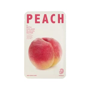 Peach with Iceland Glacial Water Moisture Face Mask