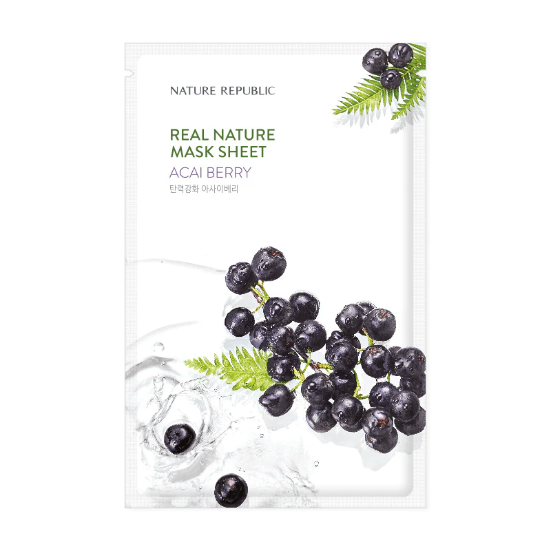 Real Nature Mask Sheet - Acai Berry
