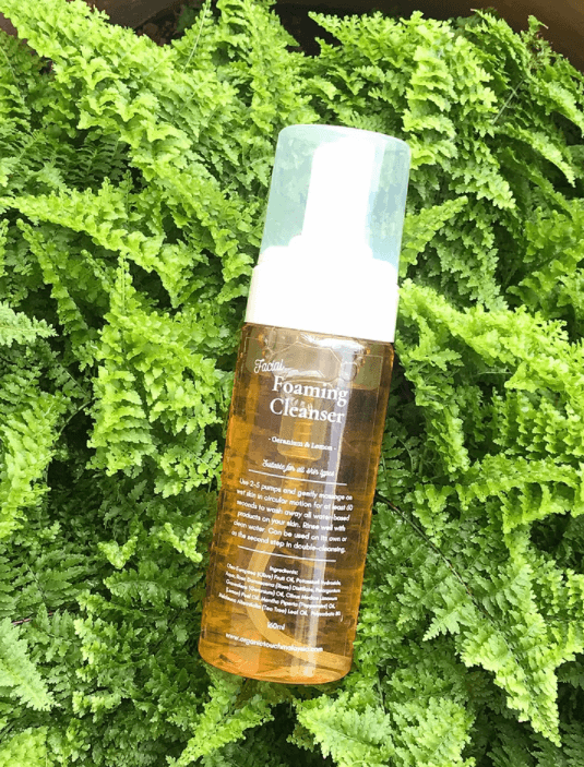 Foaming Facial Cleanser - Geranium Lemon