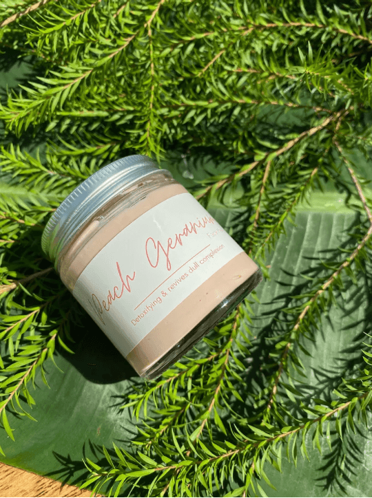 Peach Geranium Face Mask