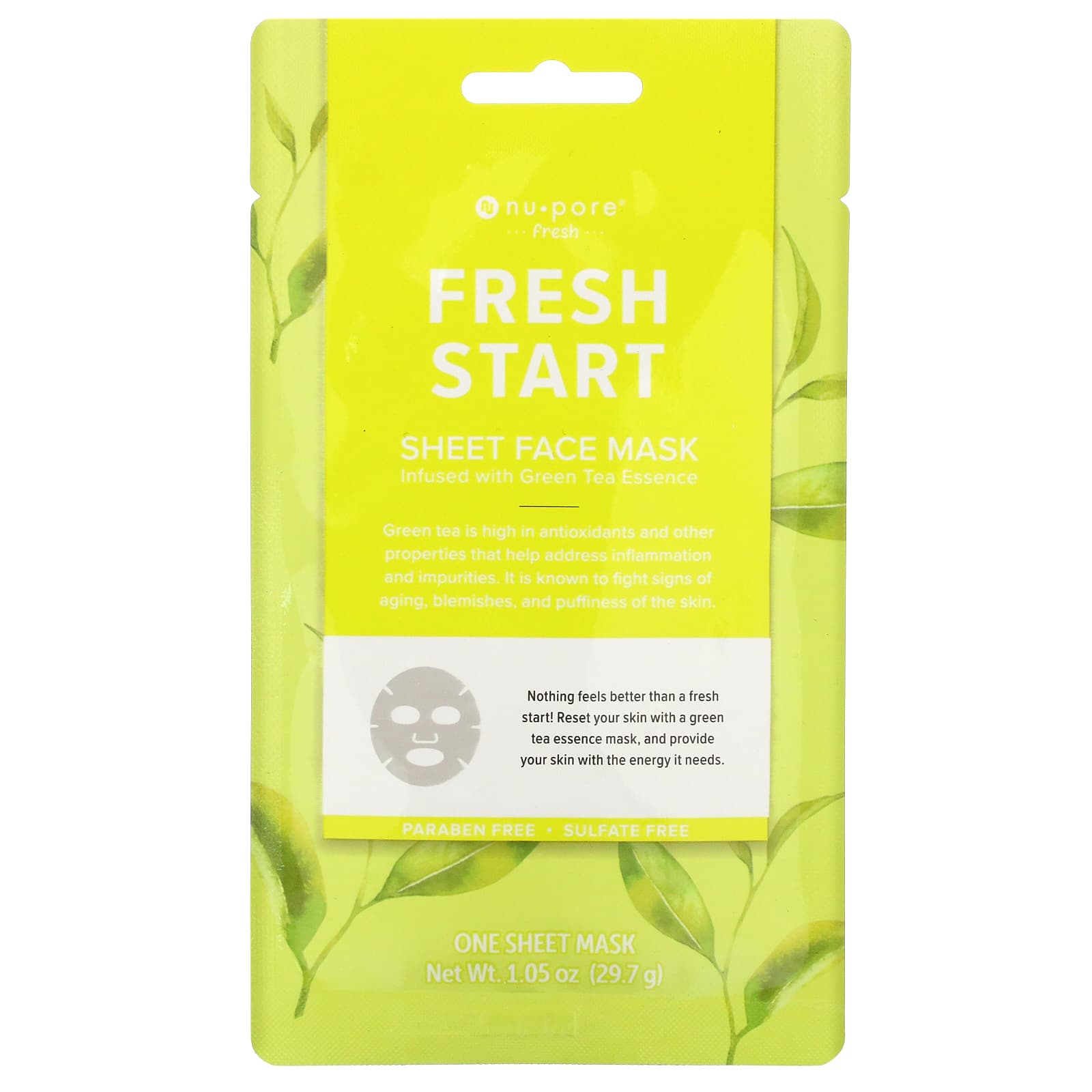 Fresh Start Sheet Beauty Face Mask