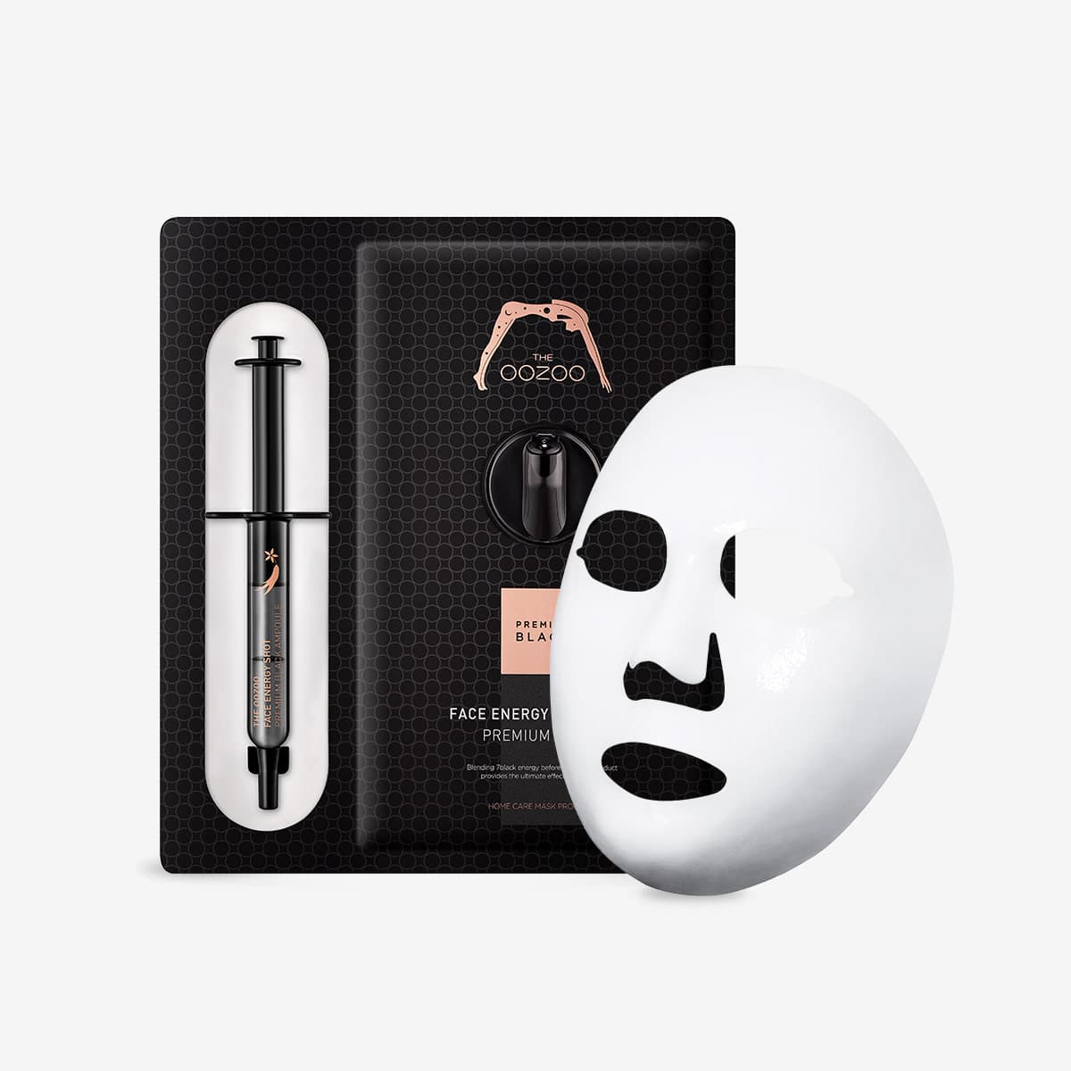 Face Energy Shot Mask Premium Black 