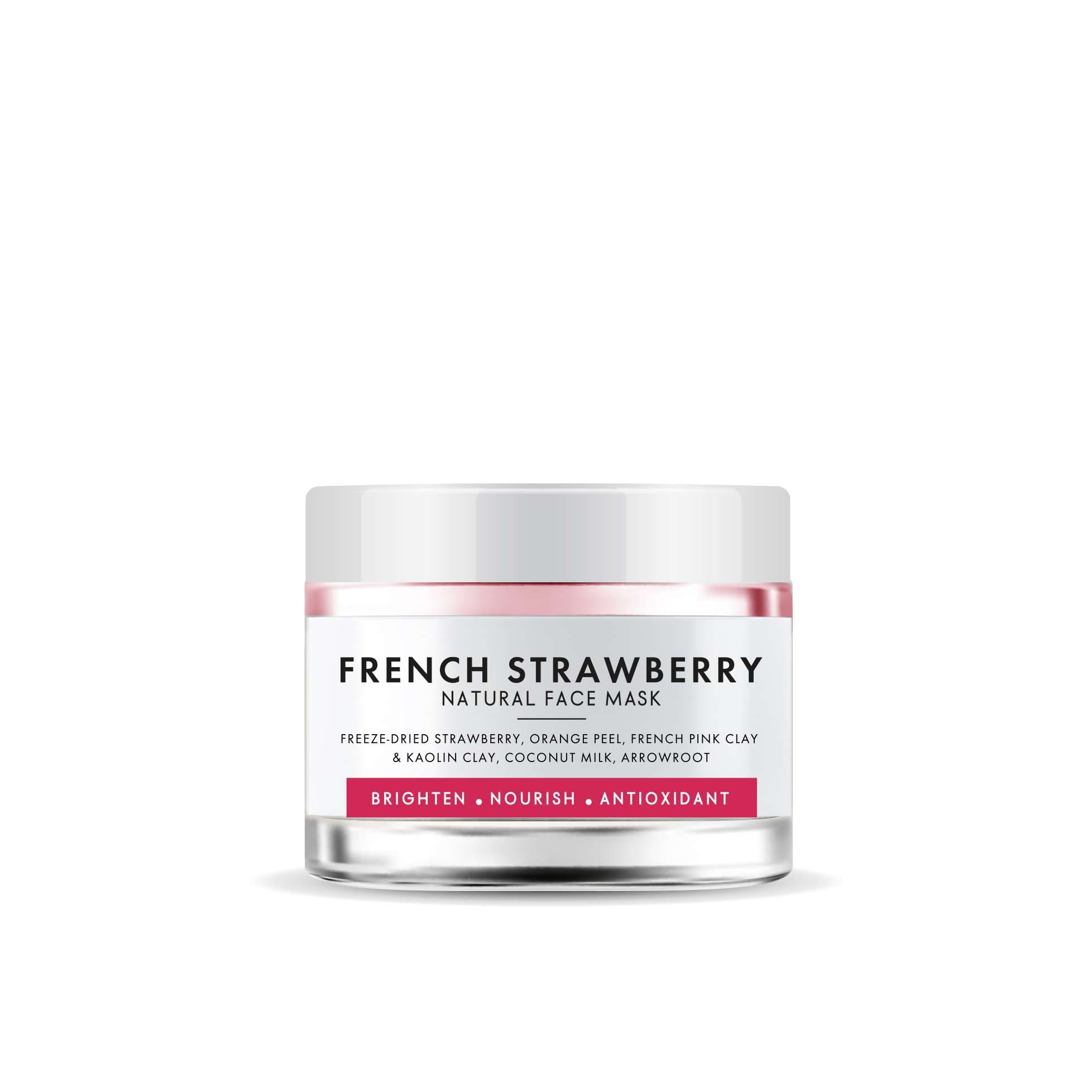 French Strawberry Natural Face Mask