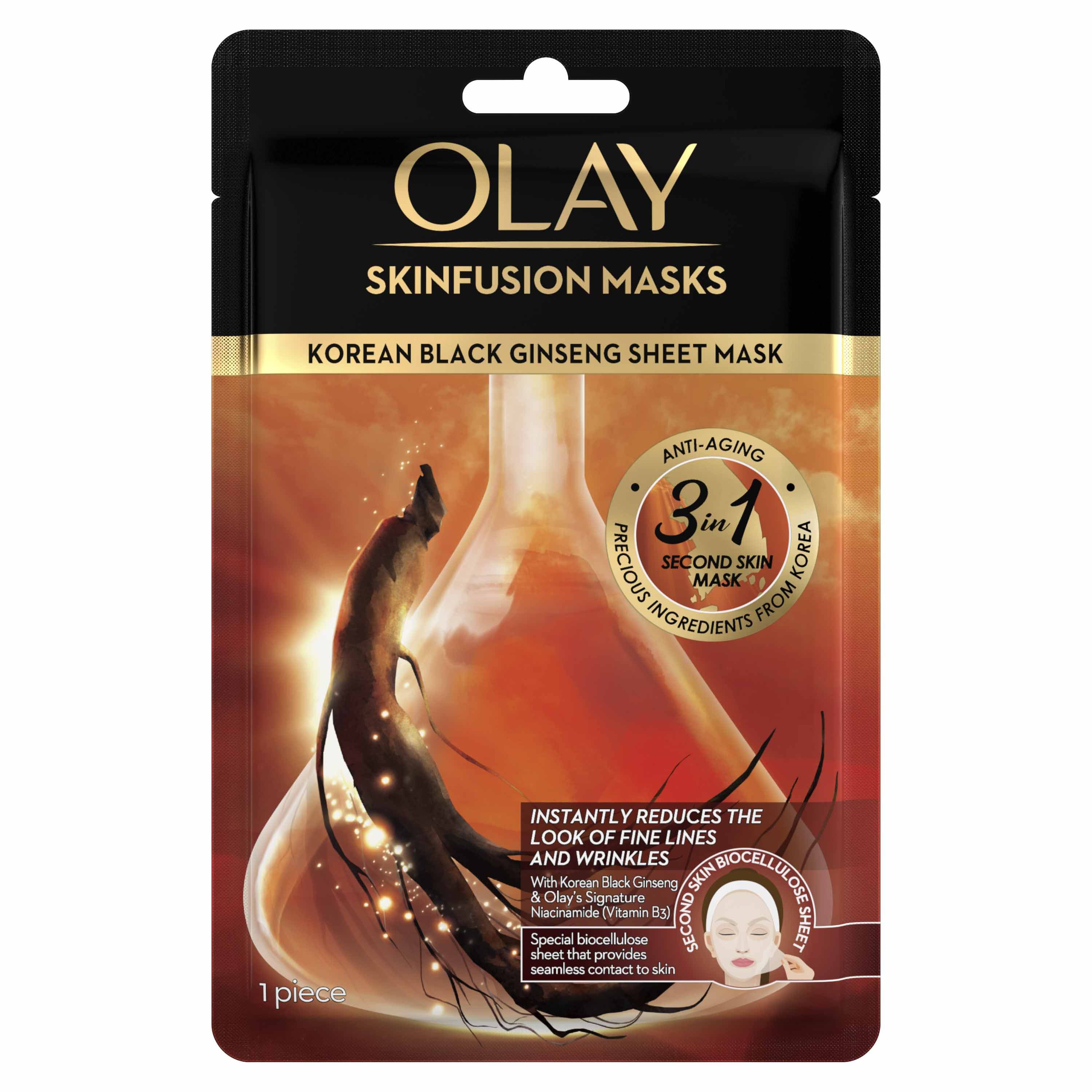 Skinfusion Korean Black Ginseng Sheet Mask