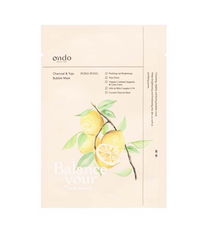 Charcoal & Yuja Bubble Mask