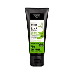 Organic aloe & bamboo moisturizing face gel-mask