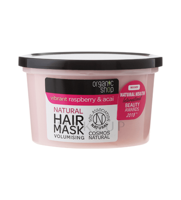 Vibrant Raspberry & Acai Natural Volumising Hair Mask