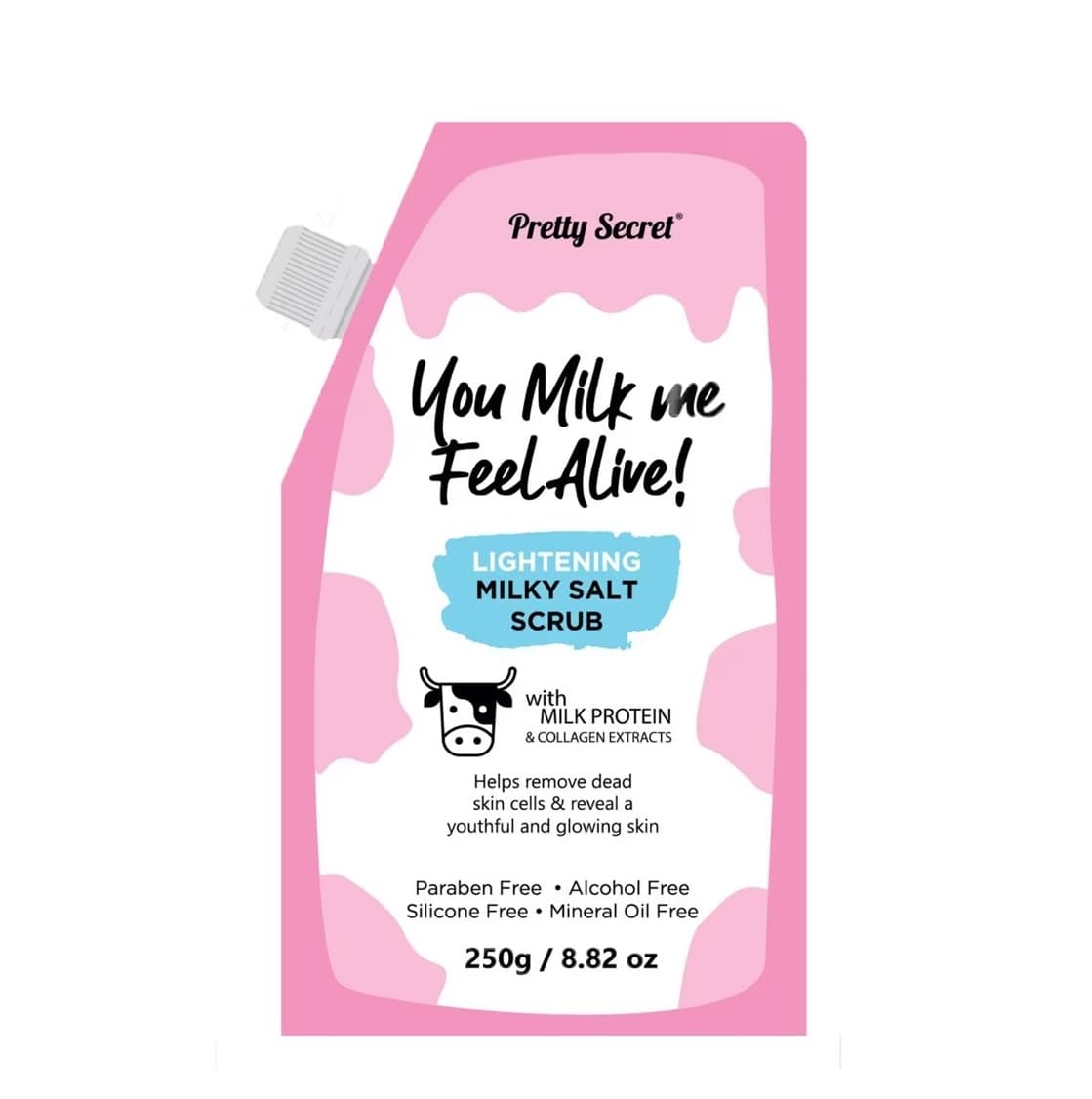 You Milk Me Feel Alive Lightening Shower Scrub