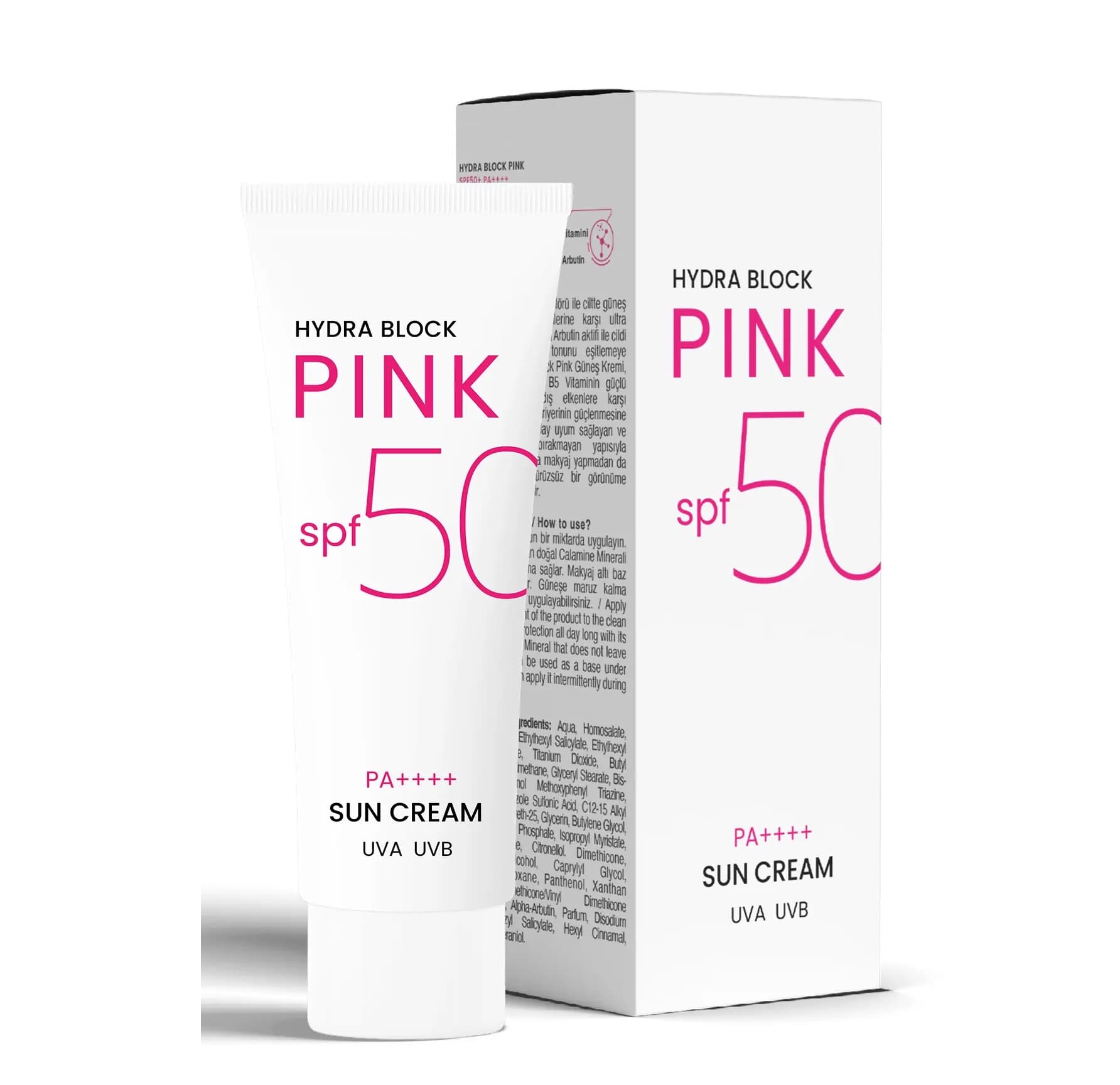 Hydra Block Pink SPF50 PA++++ Sun Cream