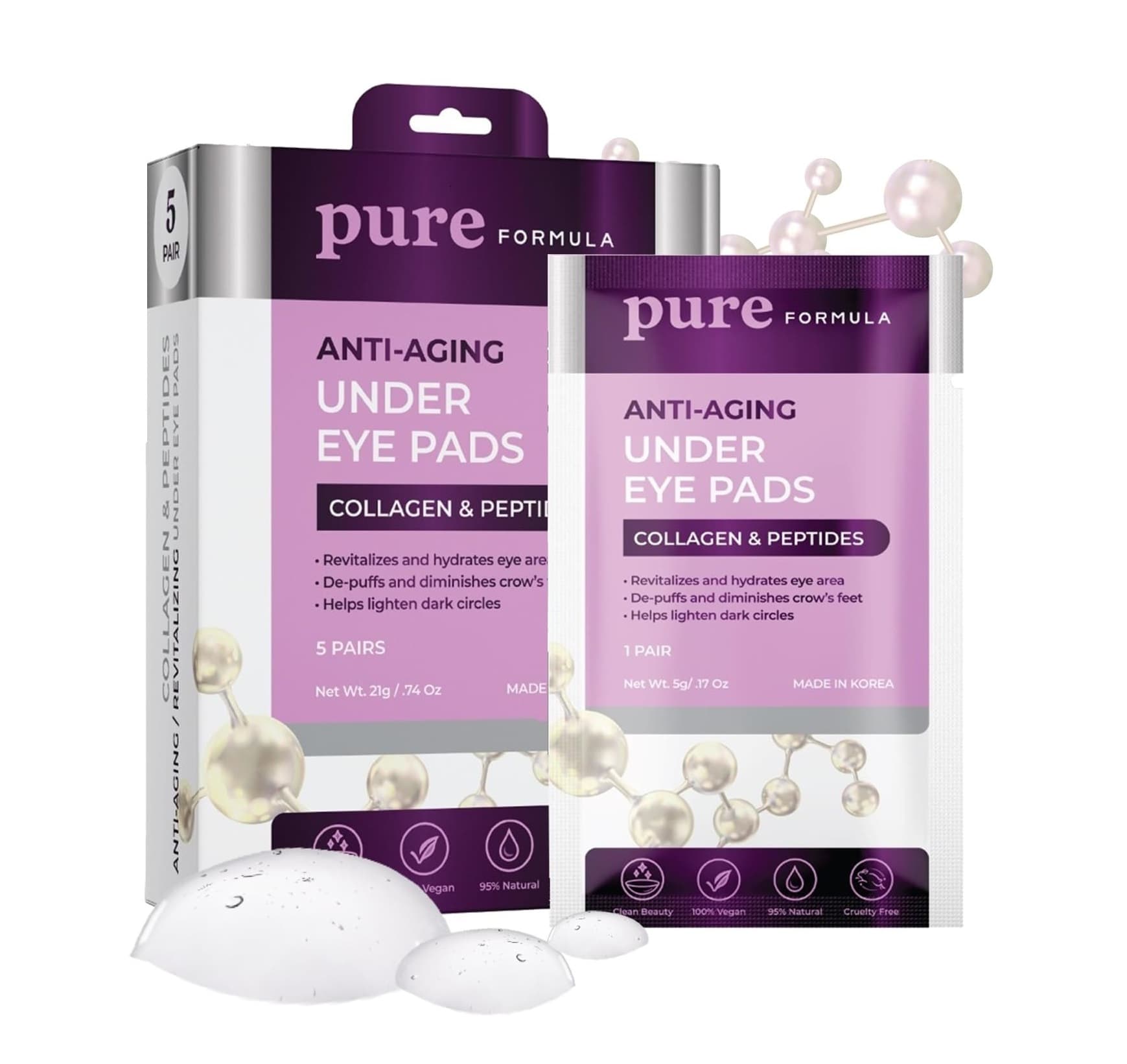 Collagen & Peptides Anti-Aging Under Eye Pads