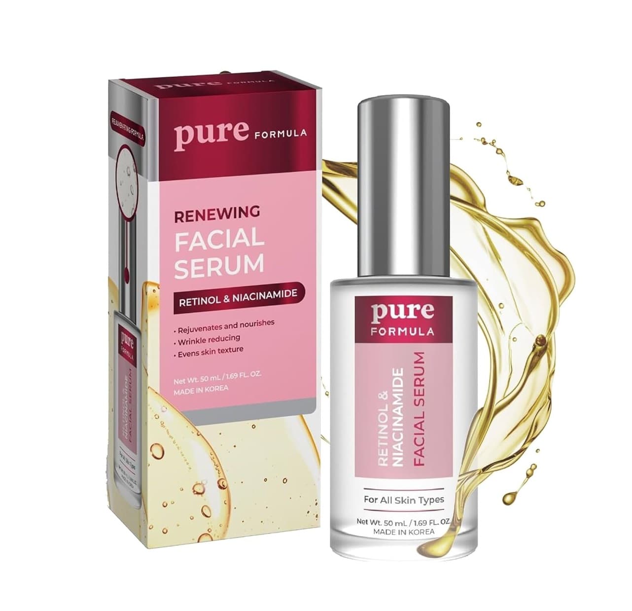 Retinol & Niacinamide Renewing Facial Serum