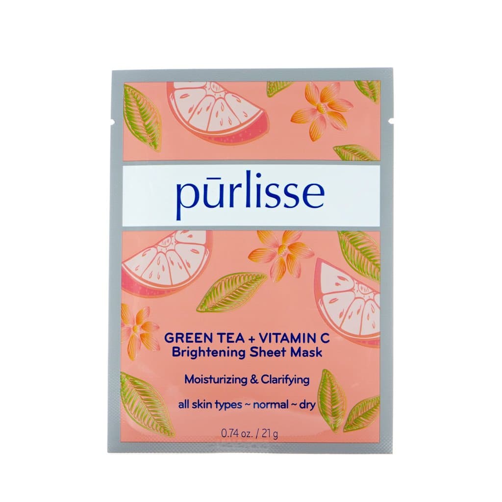 Green Tea + Vitamin C Brightening Sheet Mask