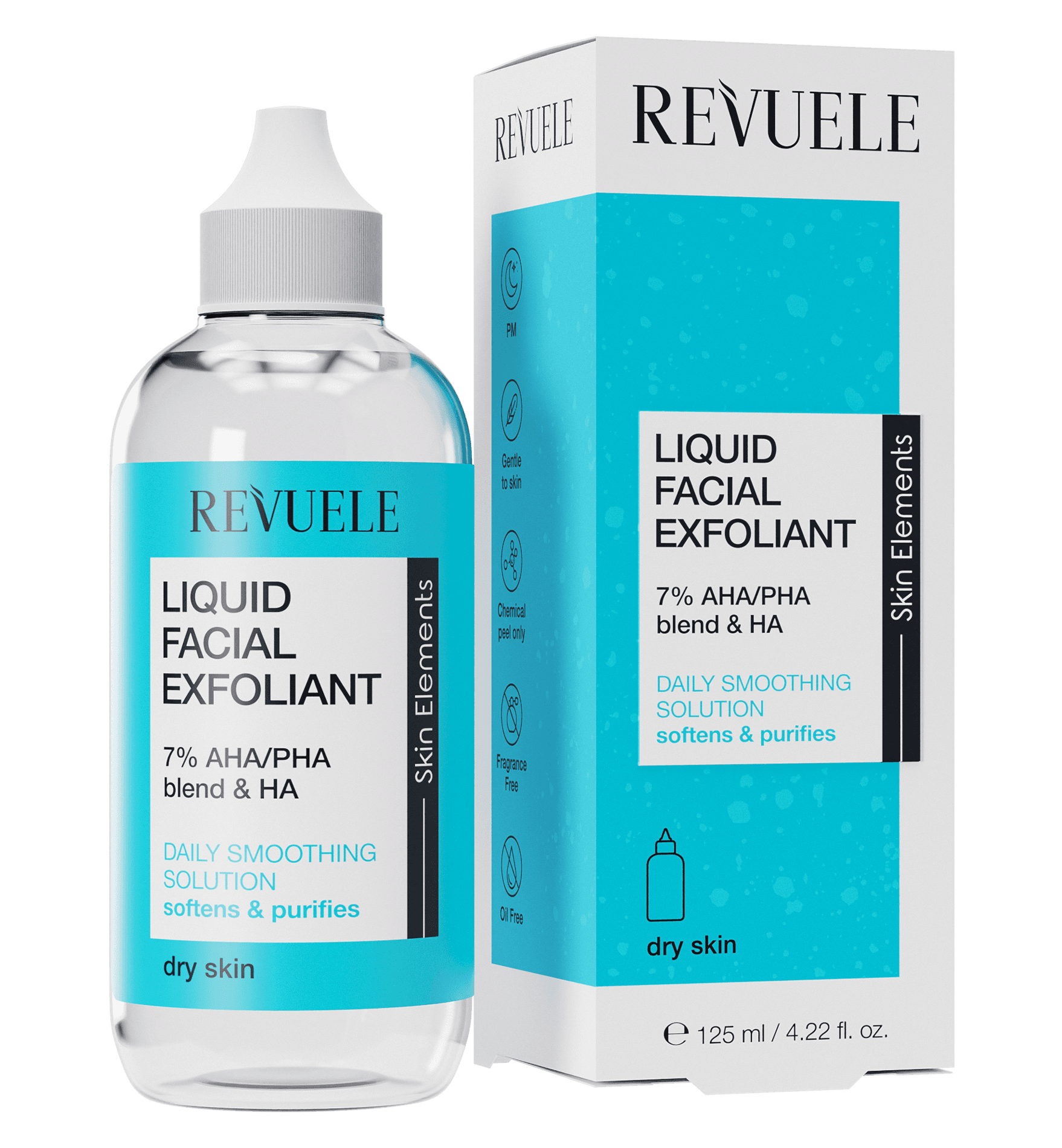Liquid Facial Exfoliant 7% AHA/PHA Blend + HA