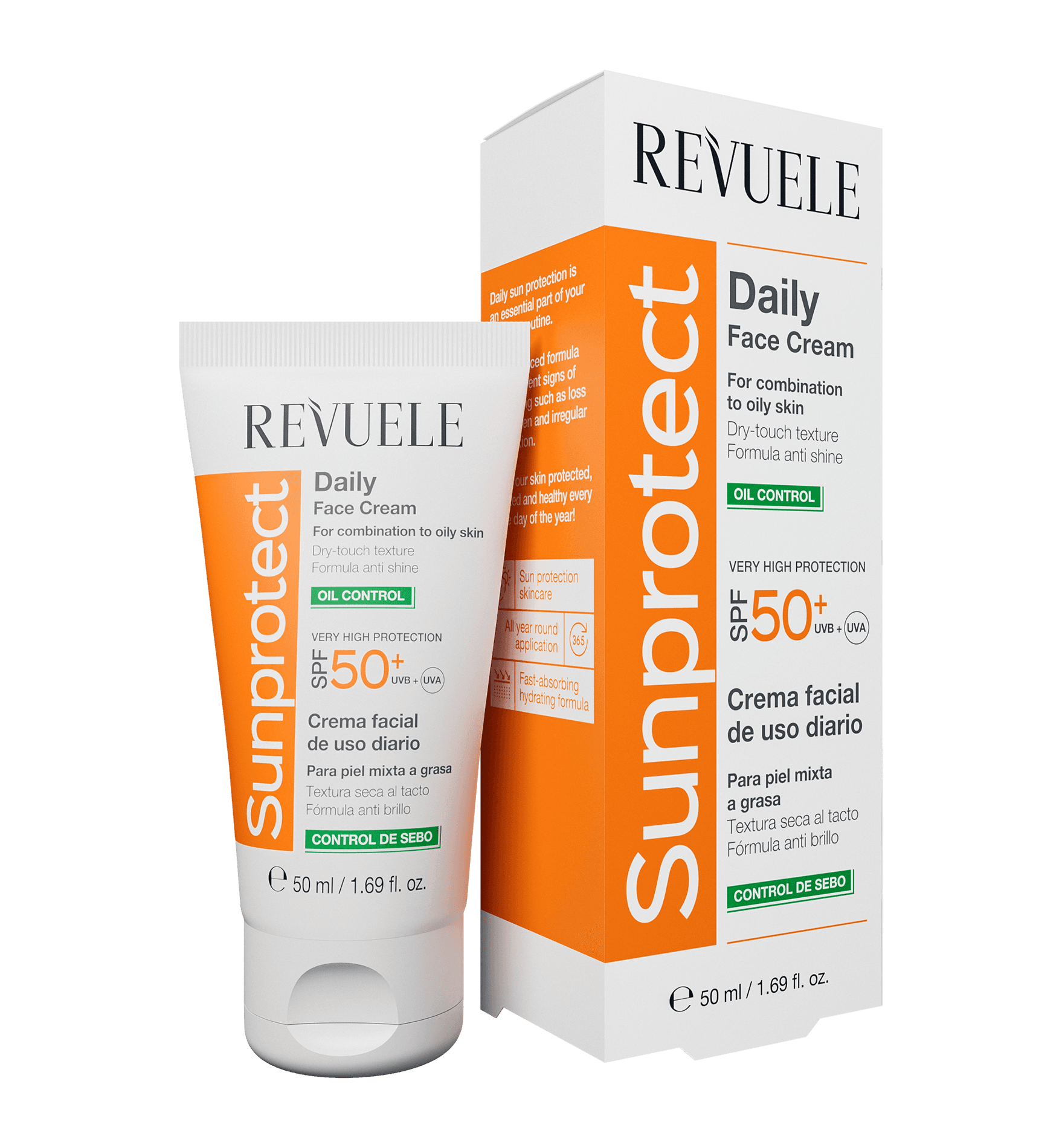 Sunprotect Daily Face Cream Oil Control SPF50+