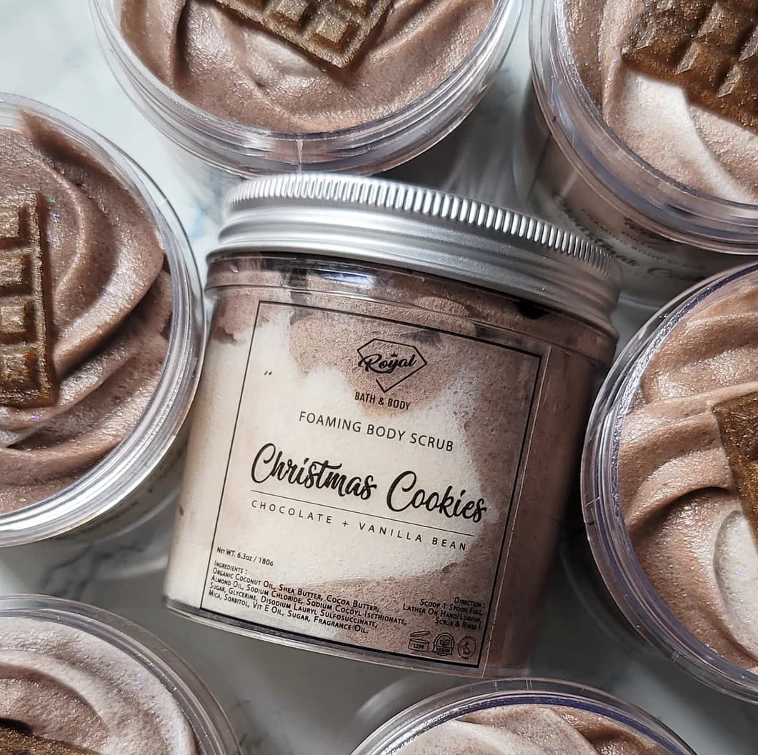 Christmas Cookies Foaming Body Scrub
