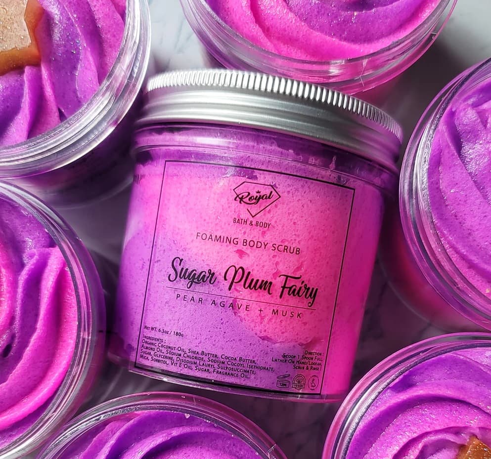 Sugar Plum Fairy Foaming Body Scrub