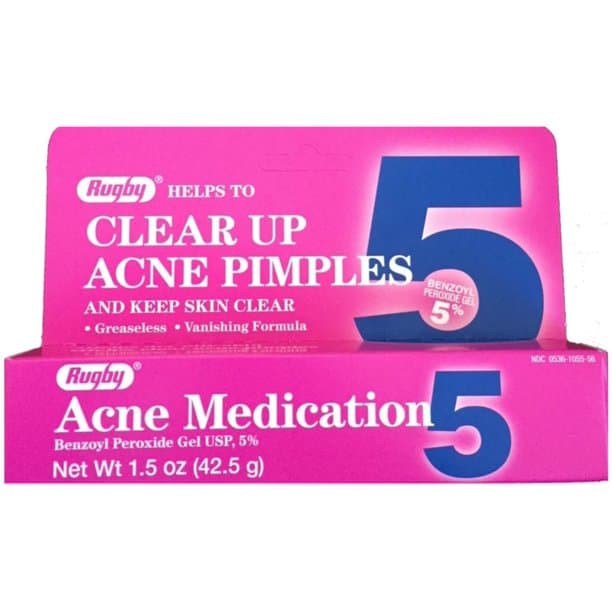 Acne Medication Benzoyl Peroxide Gel 5 %