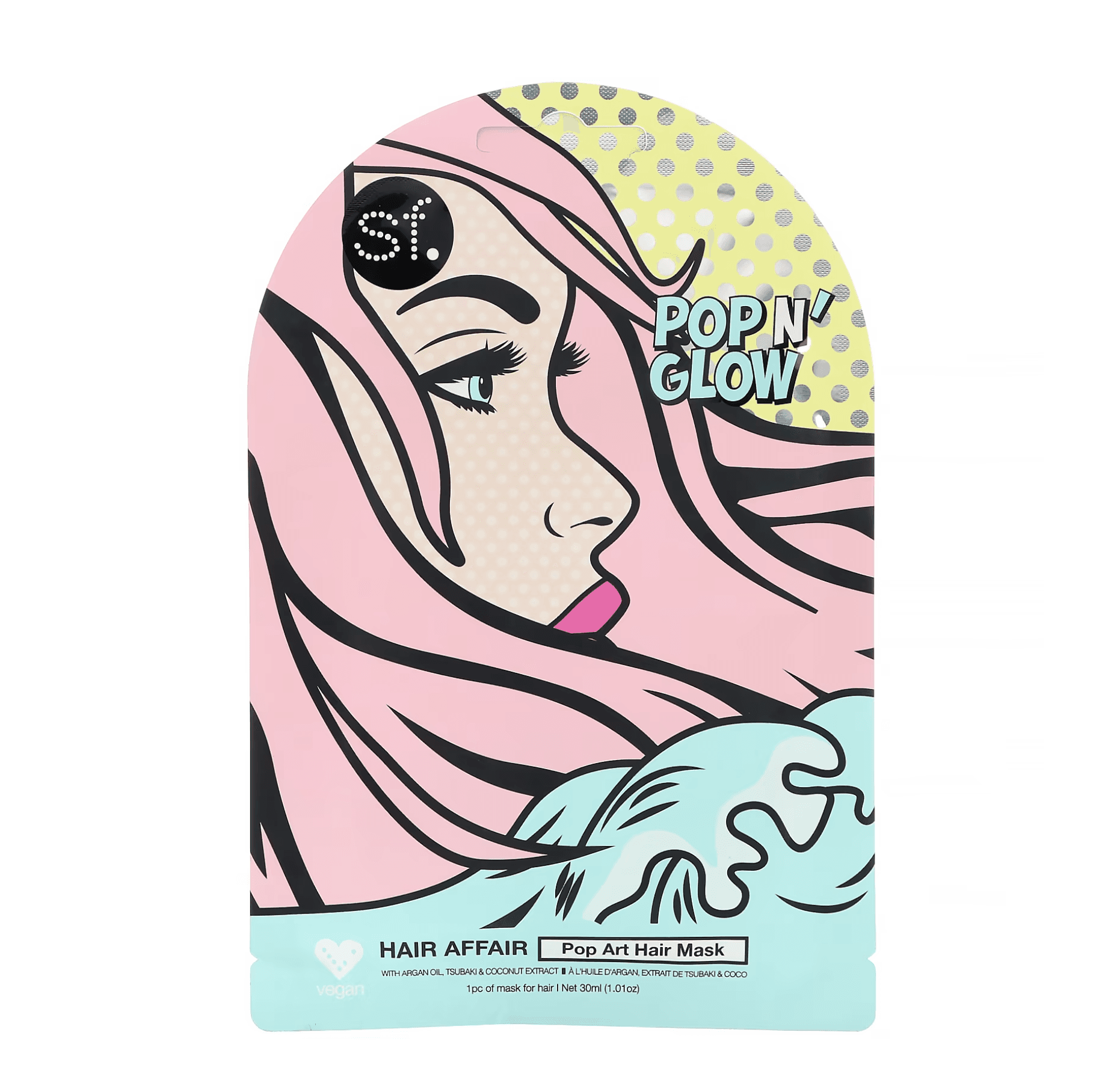 POP n' Glow Hair Affair Pop Art Hair Mask