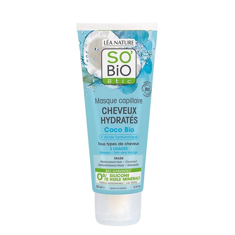 Masque Capillaire Cheveux Hydratés Coco Bio