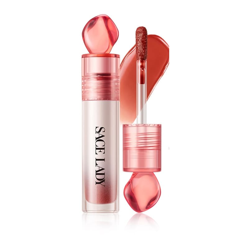 Ruby Glossy Lip Stain 02 Apricot Ruby