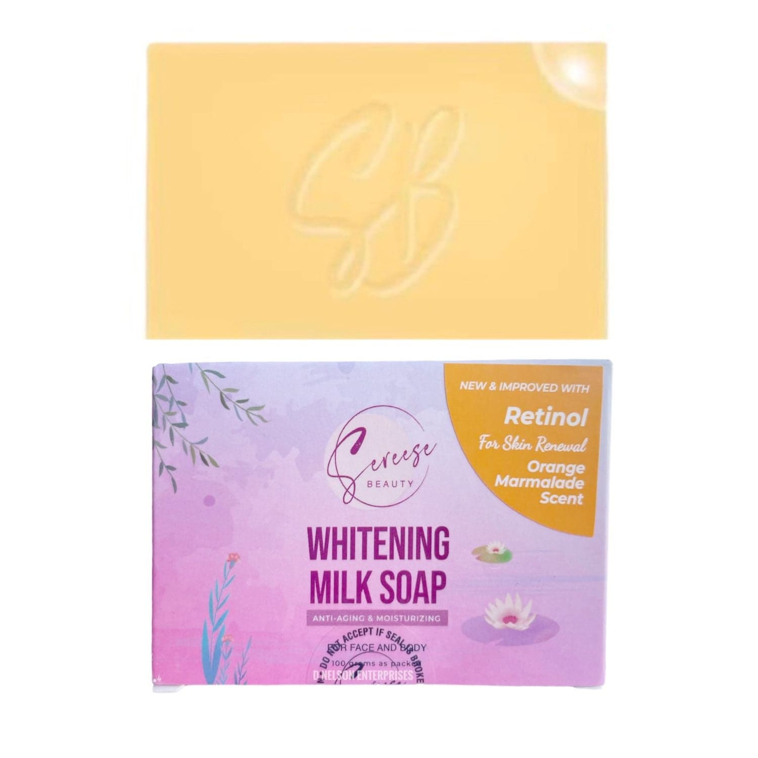 Whitening Milk Soap with Retinol for Skin Renewal