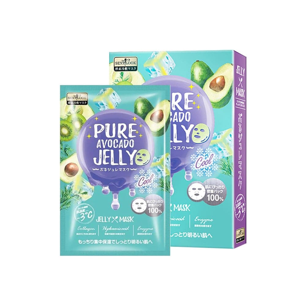 Pure Avocado Cooling Cool Jelly Mask