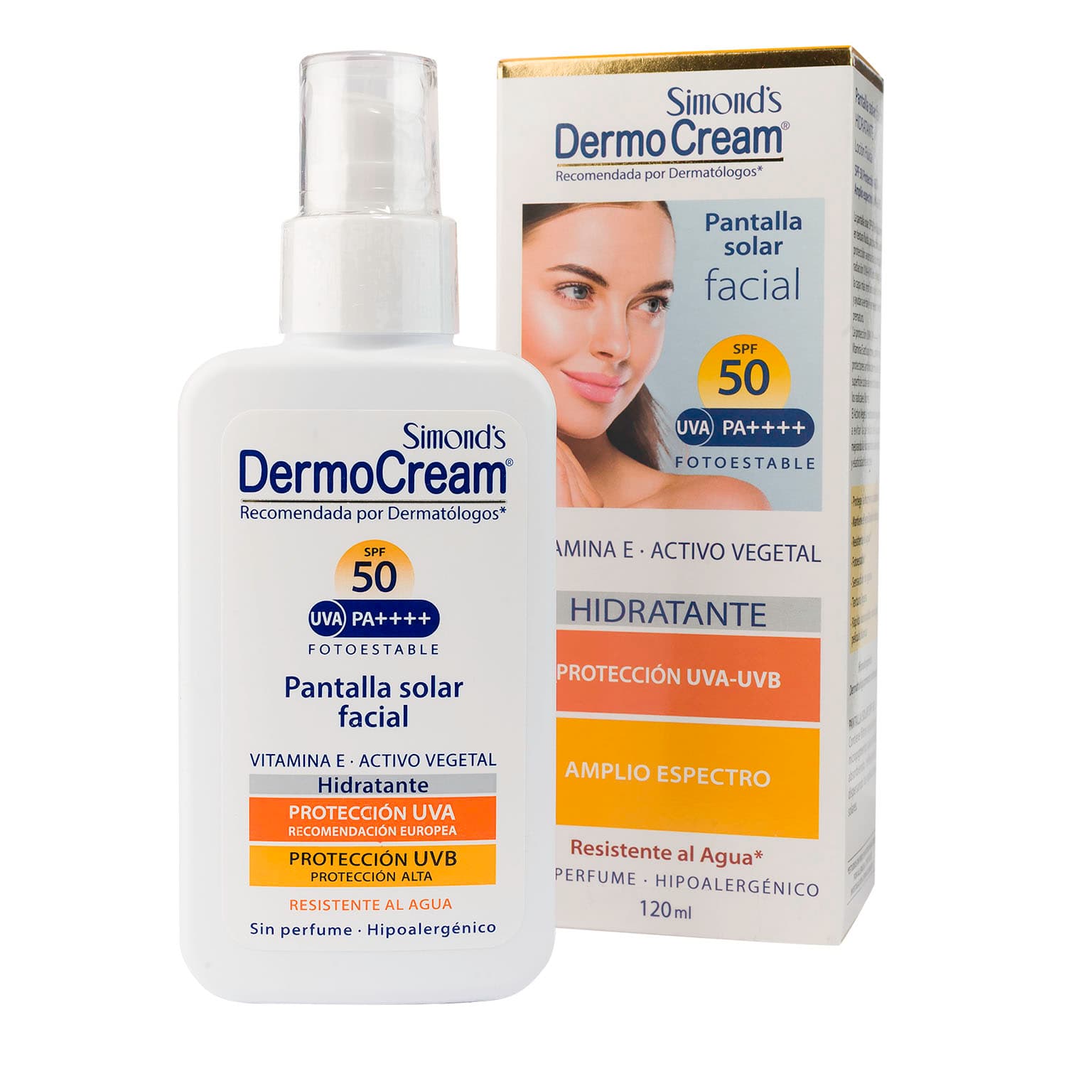 Solar DermoCream SPF 50 Pantalla Facial Hidratante