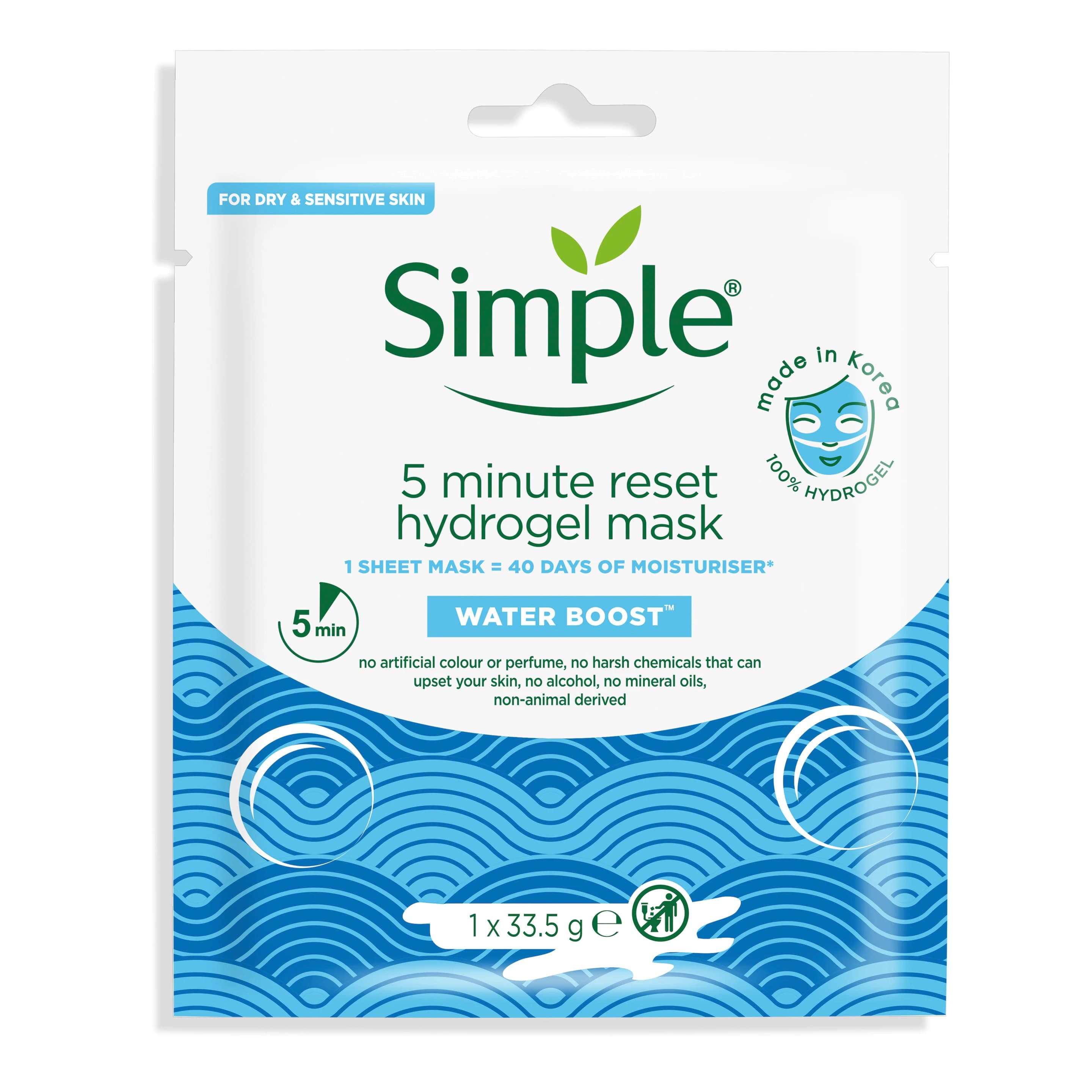 5-Minute Reset Hydrogel Sheet Mask