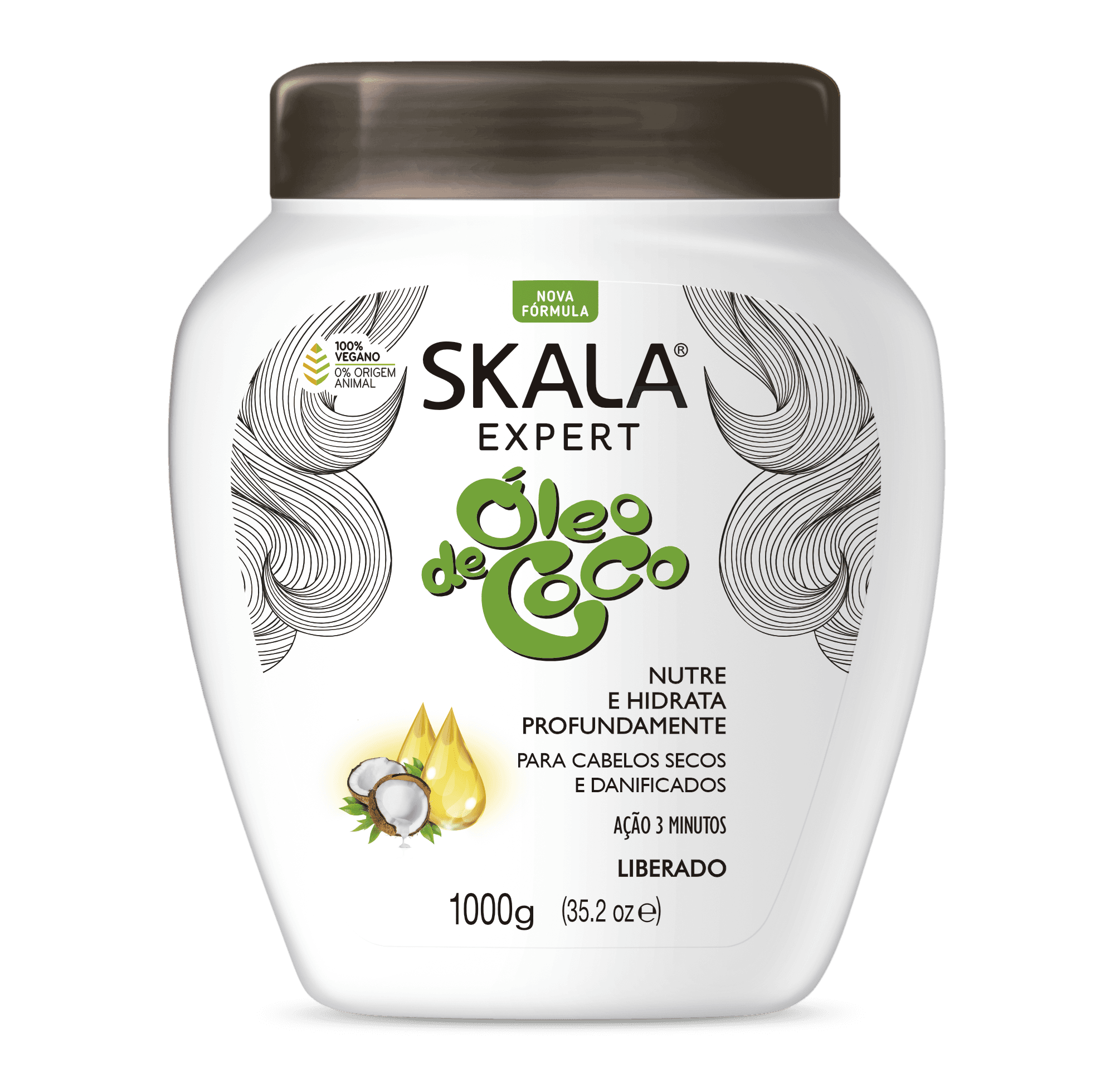 Creme de Tratamento Oleo de Coco